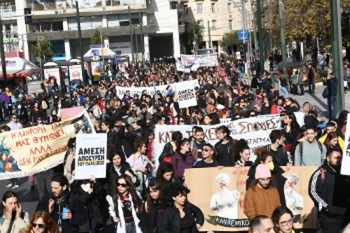 Από τις μεγάλες κινητοποιήσεις των καλλιτεχνών