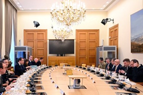 Από τις συναντήσεις του Ουκρανού υπουργού Αμυνας με τη γαλλική κυβέρνηση