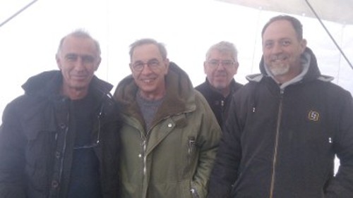 Ο Διονύσης Τσακνής με αγροτοσυνδικαλιστές στην Καρδίτσα