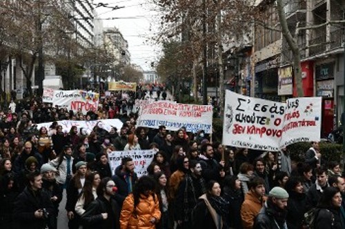 Από τις κινητοποιήσεις καλλιτεχνικών σωματείων και συλλόγων σπουδαστών την περασμένη βδομάδα