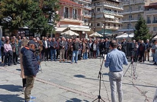 Από τη συγκέντρωση στα Γρεβενά