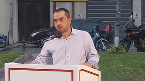 Ο υποψήφιος δήμαρχος με τη «Λαϊκή Συσπείρωση» Γιώργος Σιδέρης