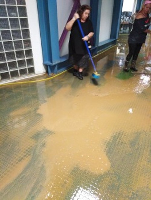 Το Πανεπιστήμιο Θεσσαλίας στον Βόλο, που πλημμύρισε με τις πρόσφατες έντονες βροχοπτώσεις