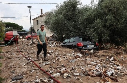 Η Αγριά Βόλου έχει αλλάξει με τους τόνους από πέτρες, λάσπη και φερτά υλικά