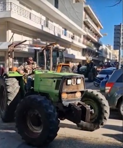 Στους δρόμους με μηχανοκίνητη πορεία στην Ηλεία οι αγρότες