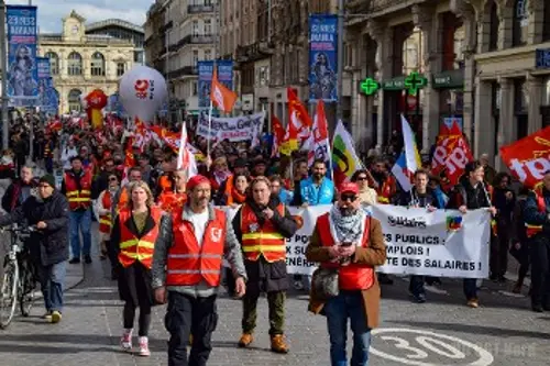 Από παλιότερη απεργιακή κινητοποίηση στη Γαλλία