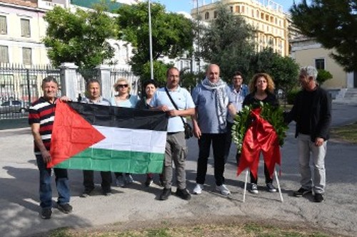 Από την κατάθεση στεφάνων στο Πολυτεχνείο