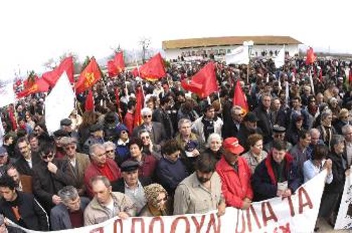 Αποψη από την πρόσφατη κινητοποίηση της ΠΑΣΥ, με αφορμή το γιορτασμό του Κιλελέρ