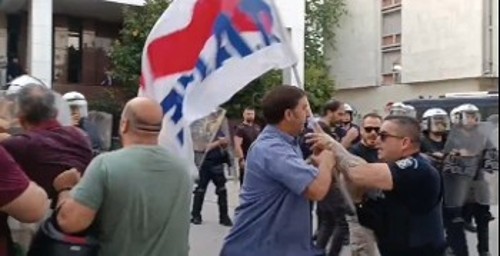 Από την απρόκλητη επίθεση των δυνάμεων καταστολής