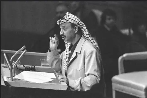 6. Ο Γιάσερ Αραφάτ στη Γενική Συνέλευση του ΟΗΕ