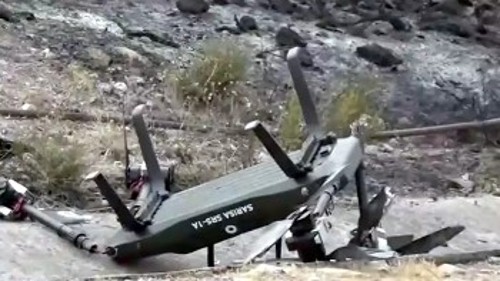 Το drone που έπεσε στα Γλυκά Νερά