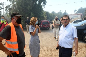 Ο αγωνιστής δήμαρχος Κ. Πελετίδης στην πρώτη γραμμή της μάχης