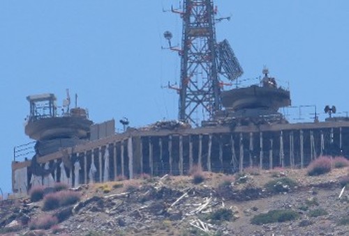 Χτυπημένη ισραηλινή βάση από τις ρουκέτες της Χεζμπολάχ