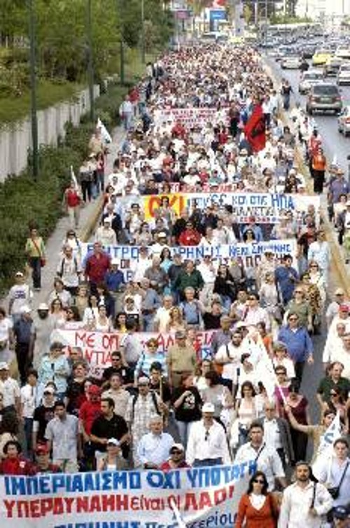 Από την περσινή Μαραθώνια Πορεία Ειρήνης