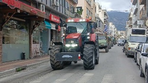 Μηχανοκίνητη πορεία στον Βόλο