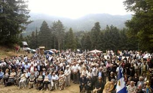 Αποψη από την εκδήλωση της ΠΕΑΕΑ στον Ολυμπο