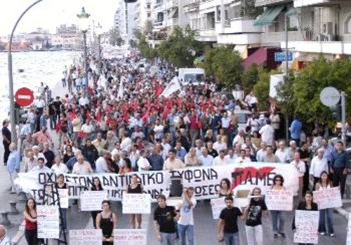 Από την περσινή κινητοποίηση των ταξικών δυνάμεων στη ΔΕΘ