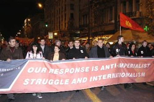 Από τη διαδήλωση τον Γενάρη του 2006 στην Αθήνα ενάντια στο αντικομμουνιστικό «μνημόνιο»: Η απάντησή μας, η αντιιμπεριαλιστική πάλη και ο διεθνισμός