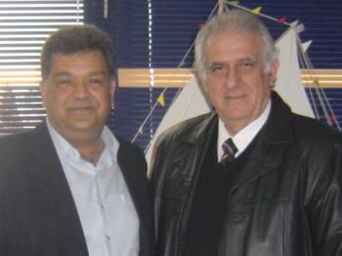 Ο δήμαρχος Νίκαιας με τον Κουβανό Πρέσβη στο Δημαρχείο της Νίκαιας