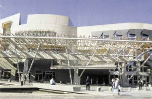 Δείγμα μοντέρνας αρχιτεκτονικής το κοινοβούλιο της Σκοτίας