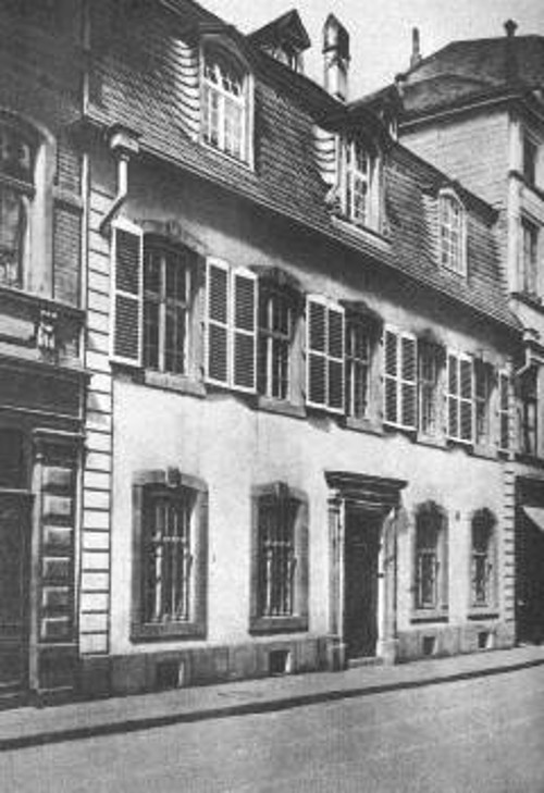 Το σπίτι που γεννήθηκε ο Καρλ Μαρξ στην πόλη Τριρ της Γερμανίας