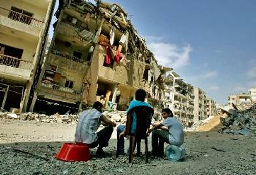 Νέοι Λιβανέζοι, στα ερείπια του πολέμου