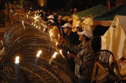 Συνεχίζονται οι διαμαρτυρίες έξω από την έδρα της κυβέρνησης στη Βηρυτό