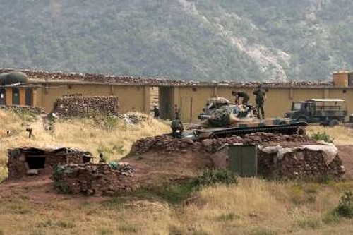 Από τις προετοιμασίες των τουρκικών στρατιωτικών δυνάμεων στην τουρκοϊρακινή μεθόριο