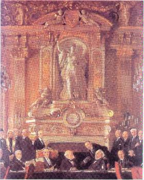 Το Συνέδριο των Παρισίων (Πίνακας του W. Orpin)