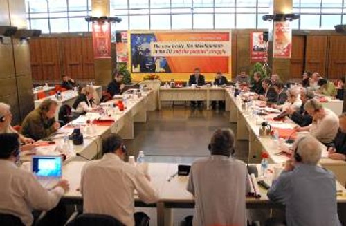 Συνάντηση Κομμουνιστικών και Εργατικών Κομμάτων και άλλων δυνάμεων από χώρες της ΕΕ στον Περισσό για την Ευρωσυνθήκη
