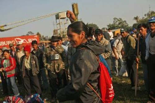 Από τη χτεσινή διαδήλωση στη Σάντα Κρουζ