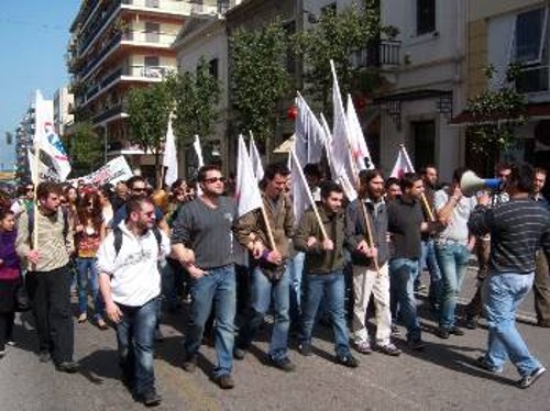 Από την πορεία στην Πάτρα