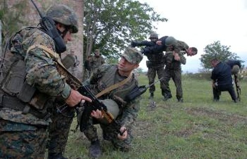 NATOικά γυμνάσια στα τέλη Απρίλη στη Γεωργία. Η Ρωσία πραγματοποιεί αυτές τις μέρες δική της άσκηση στον Καύκασο