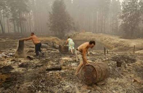 Τεράστια ήταν η περιβαντολογική καταστροφή με τις πρόσφατες πυρκαγίες στην Ρωσία