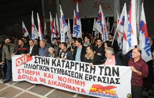 Οι εργαζόμενοι και ο λαός έχουν πού να ακουμπήσουν. Το ΠΑΜΕ, η ΠΑΣΥ, η ΠΑΣΕΒΕ και το ΜΑΣ είναι οι συσπειρώσεις που πρέπει να γιγαντωθούν ανάλογα με το μέγεθος της επίθεσης