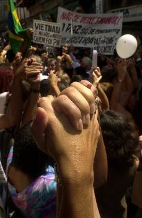 Από φιλειρηνικές εκδηλώσεις στη Βραζιλία