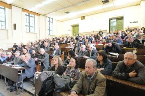 Από τη συγκέντρωση των συνταξιούχων