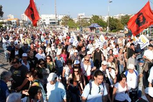 Από τη Μαραθώνια Πορεία Ειρήνης το 2011