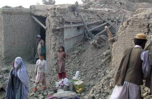 Γκρεμισμένα σπίτια στην Καμπούλ