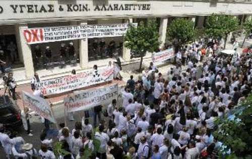 Μαζική ήταν η συμμετοχή στη χτεσινή κινητοποίηση