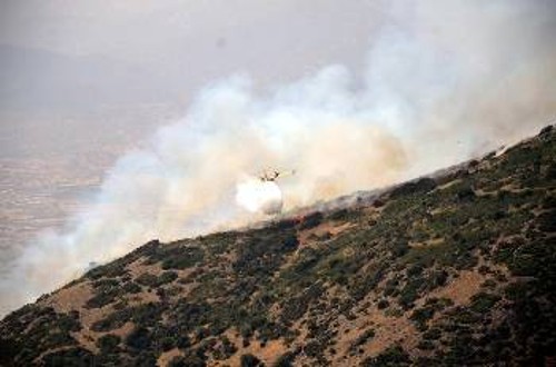 Βουνά όπως ο Κίσσαβος είναι εκτεθειμένα στις ορέξεις των εμπρηστών και στις ελλείψεις του Πυροσβεστικού Σώματος