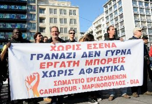 Οι δηλώσεις Γιούνκερ επιβεβαιώνουν ότι τα μέτρα που παίρνονται σε συνθήκες κρίσης στόχο έχουν να βελτιώσουν την ανταγωνιστικότητα των καπιταλιστικών επιχειρήσεων