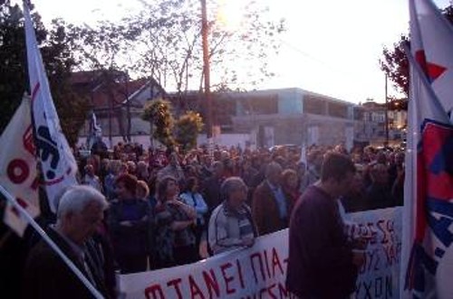 Στιγμιότυπο από την κινητοποίηση