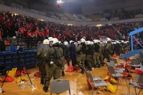 Από τα επεισόδια στο φετινό τελικό