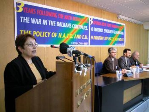 Στιγμιότυπα από τη συνάντηση του Βαλκανικού ΑντιΝΑΤΟικού Κέντρου