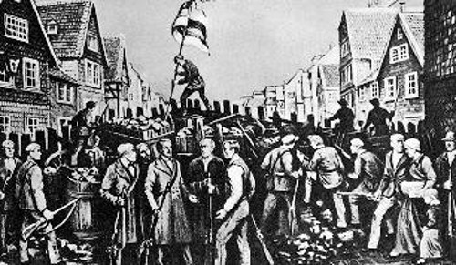 Ο Εγκελς στα οδοφράγματα της επανάστασης του 1848