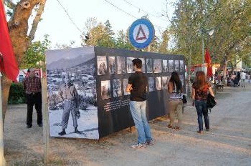 Από την έκθεση για το Δημοκρατικό Στρατό Ελλάδας, που λειτουργούσε πέρσι στο Φεστιβάλ στην Αθήνα