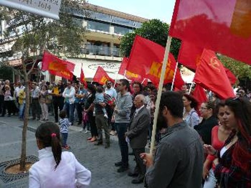 Στιγμιότυπο από την εκδήλωση στο Ηράκλειο