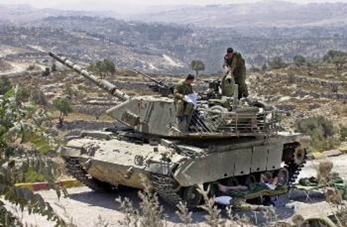 «Μέρος του τοπίου» έχουν καταντήσει τα ισραηλινά τανκς