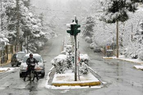 Στο Διόνυσο Αττικής σήμερα το πρωί